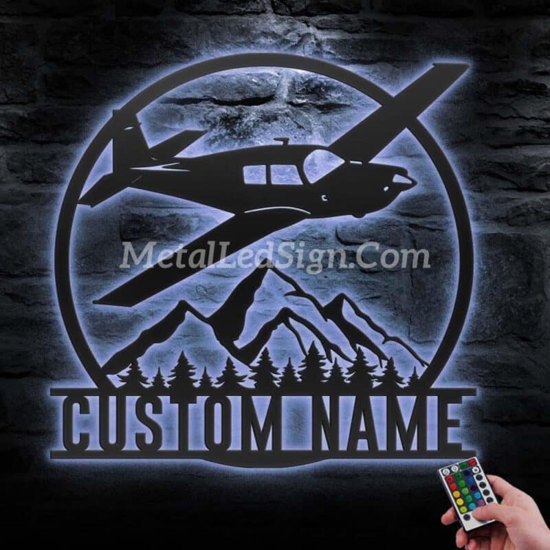 Custom-Airplane-Metal-Wall-Art-Led-Light-3-39