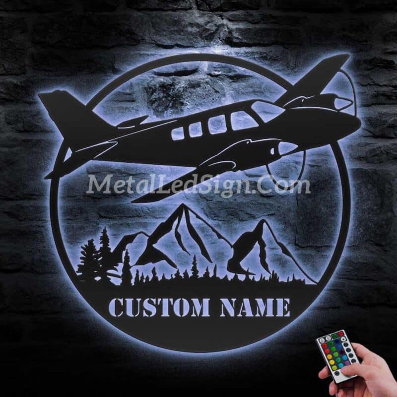 Custom-Airplane-Metal-Wall-Art-Led-Light-3-41