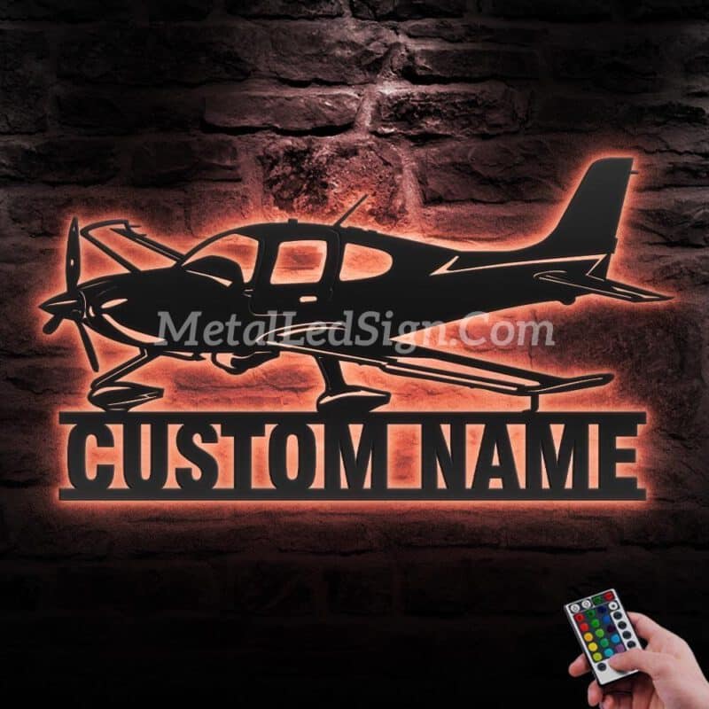 Custom-Airplane-Metal-Wall-Art-Led-Light-5-37