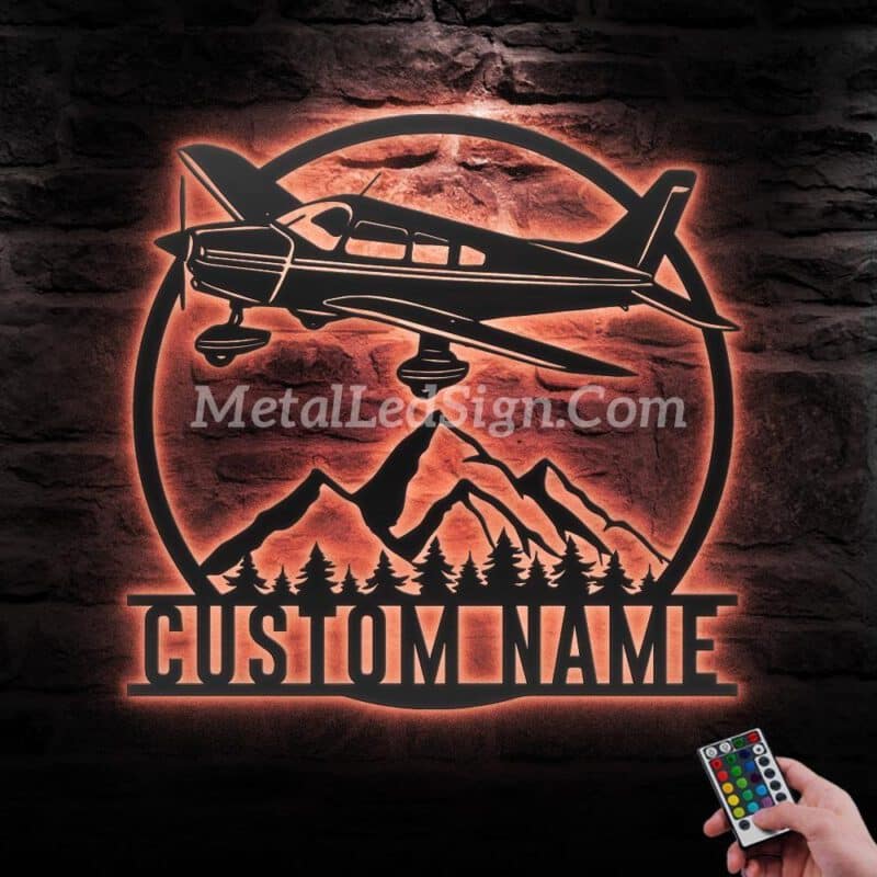 Custom-Airplane-Metal-Wall-Art-Led-Light-6-1