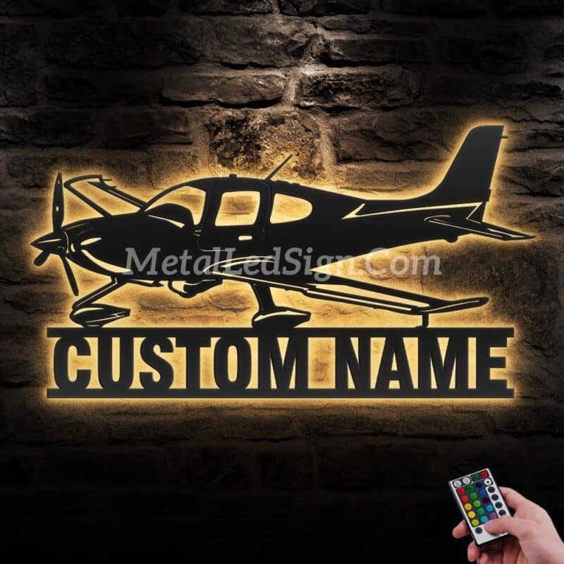 Custom-Airplane-Metal-Wall-Art-Led-Light-Images-37