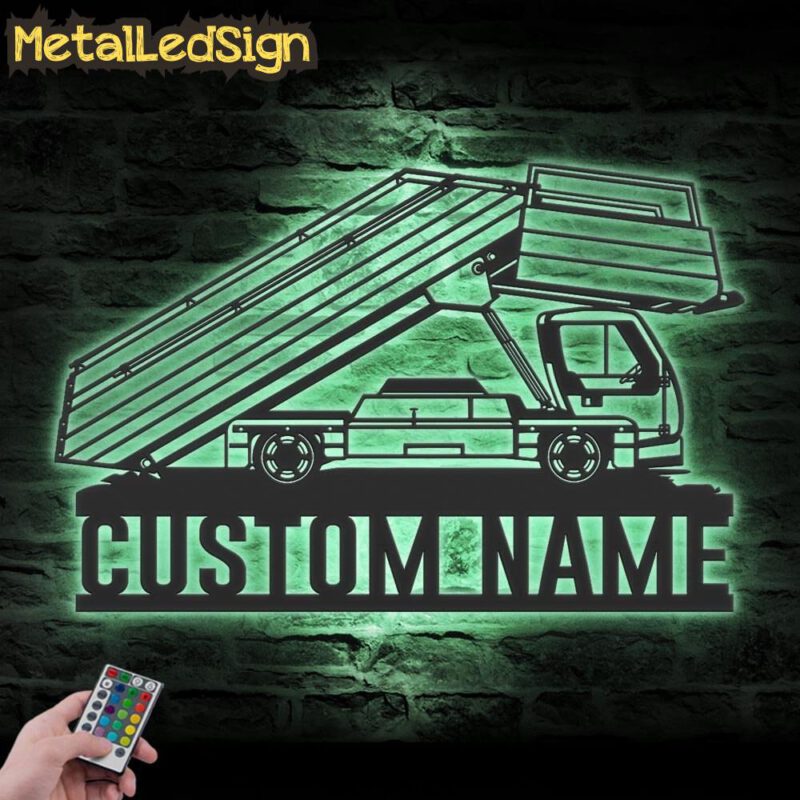 Custom-Airport-Passenger-Steps-Car-Driver-Metal-Wall-Art-LED-Light-7.jpg