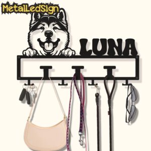 Custom-Akita-Dog-Leash-Collar-Holder-Images