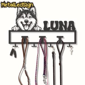 Custom-Alaskan-Klee-Kai-Dog-Leash-Collar-Holder-3