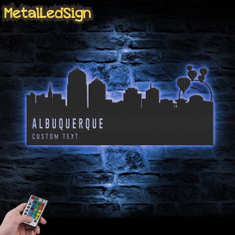 Custom-Albuquerque-Skyline-Metal-Wall-Art-LED-Light-3.jpg