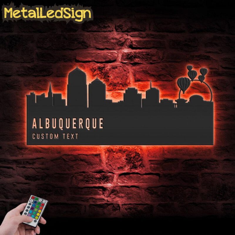 Custom-Albuquerque-Skyline-Metal-Wall-Art-LED-Light-5.jpg