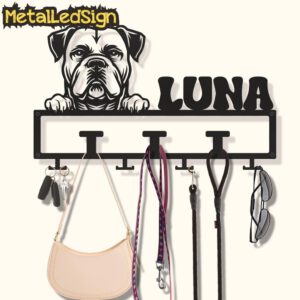 Custom-American-Bulldog-Dog-Leash-Collar-Holder-Images