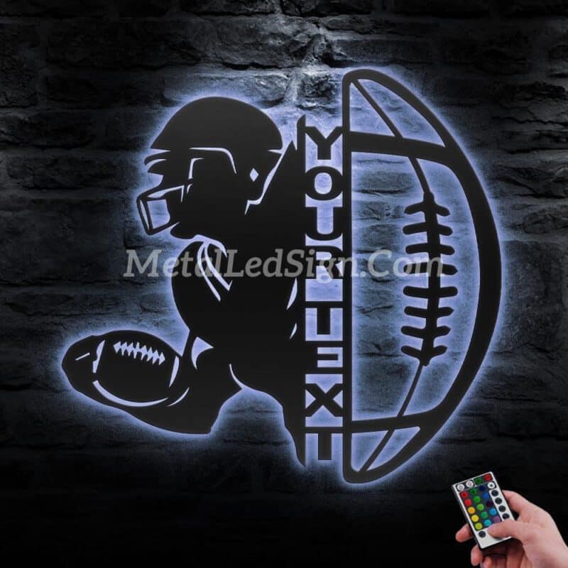 Custom-American-Football-Metal-Wall-Art-Led-Light-3-11