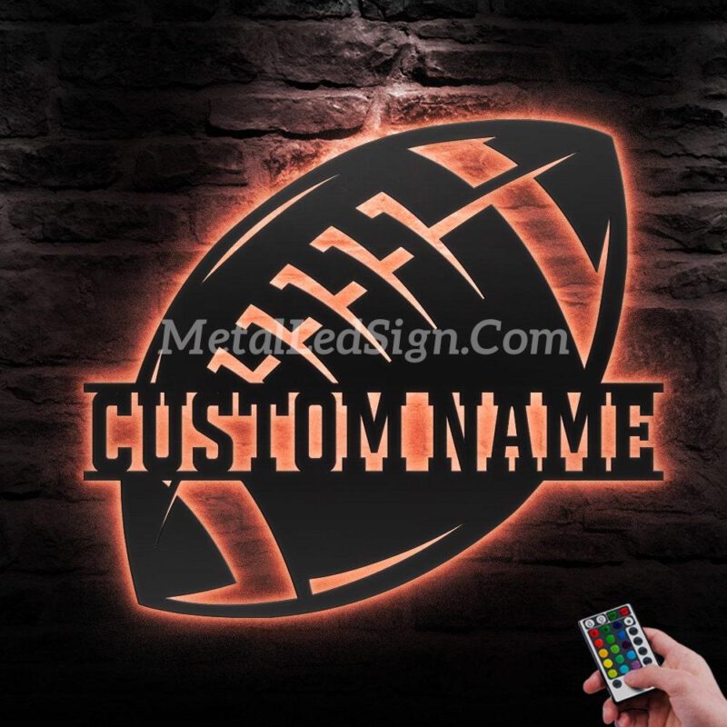 Custom-American-Football-Metal-Wall-Art-Led-Light-5-9