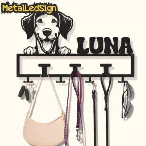 Custom-American-Foxhound-Dog-Leash-Collar-Holder-Images