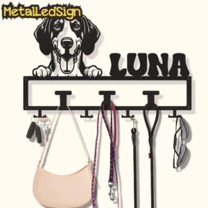 Custom-American-Leopard-Hound-Dog-Leash-Collar-Holder-Images