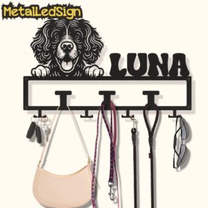 Custom-American-Water-Spaniel-Dog-Leash-Collar-Holder-Images