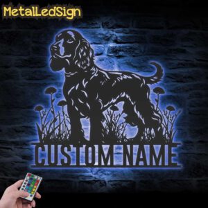 Custom-American-Water-Spaniel-Metal-Wall-Art-LED-Light-3.jpg