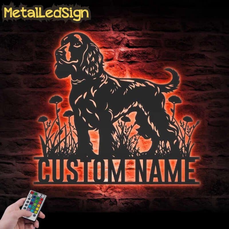 Custom-American-Water-Spaniel-Metal-Wall-Art-LED-Light-7.jpg