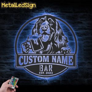 Custom-American-Water-Spaniel-Thirsty-Beer-Pub-Metal-Wall-Art-LED-Light-3.jpg