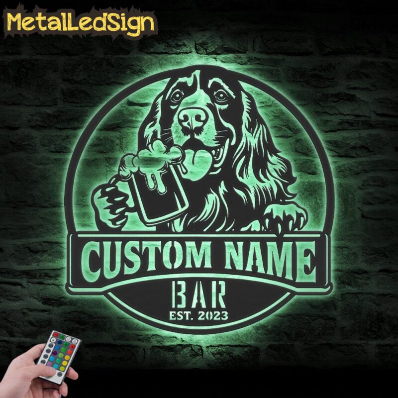 Custom-American-Water-Spaniel-Thirsty-Beer-Pub-Metal-Wall-Art-LED-Light-5.jpg