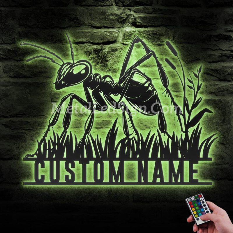 Custom-Ant-Metal-Wall-Art-Led-Light-5-1