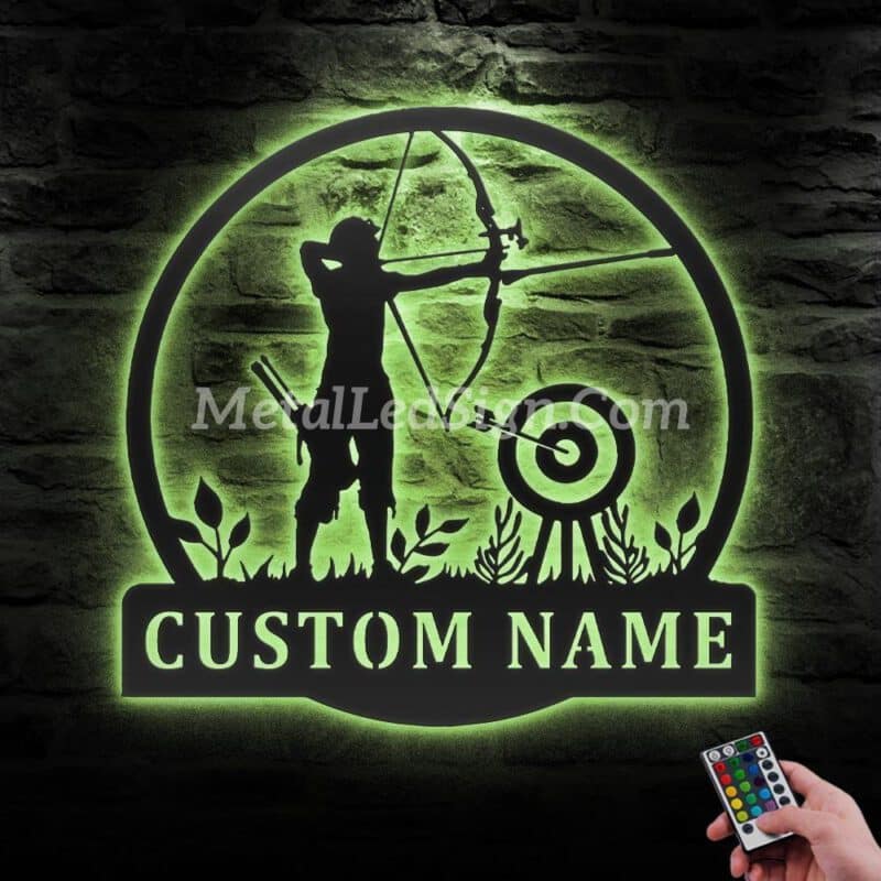 Custom-Archery-Metal-Wall-Art-Led-Light-6