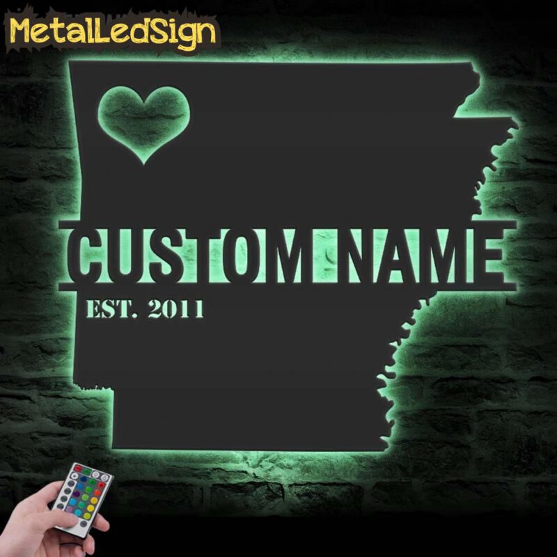 Custom-Arkansas-Map-Metal-Wall-Art-LED-Light-7.jpg