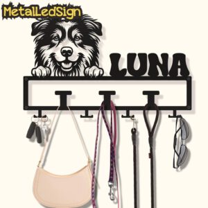 Custom-Australian-Shepherd-Dog-Leash-Collar-Holder-Images