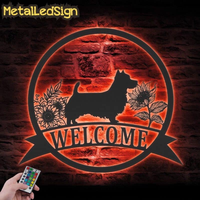 Custom-Australian-Terrier-Sunflower-Metal-Wall-Art-LED-Light-5.jpg