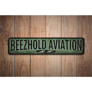 Custom-Aviation-Sign-Premium-Quality-Rustic-Metal-Sign-Images