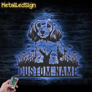 Custom-Baby-Cocker-Spaniel-Metal-Wall-Art-LED-Light-3.jpg