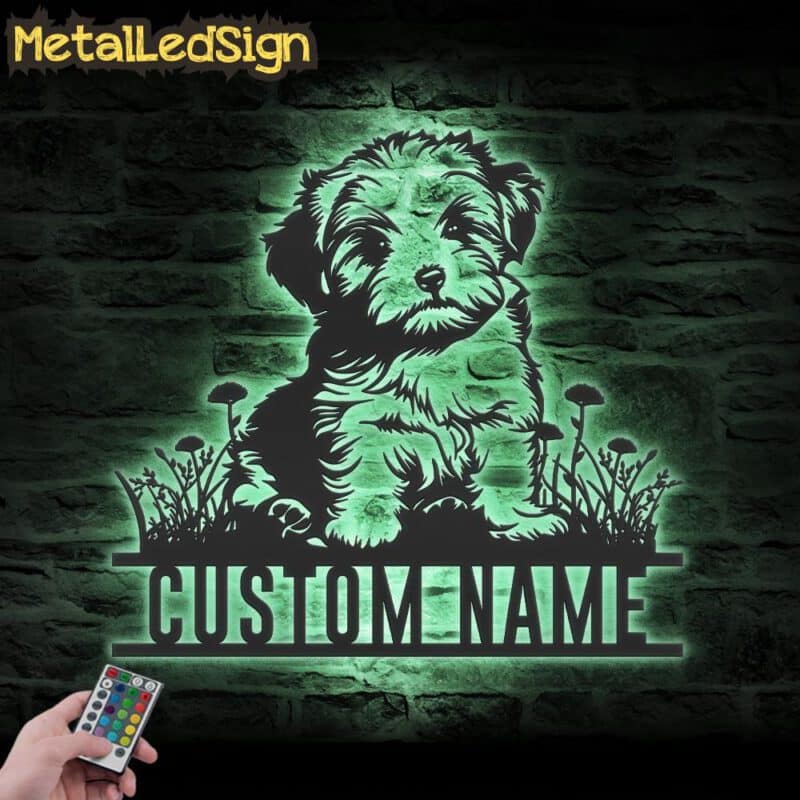 Custom-Baby-Havanese-Metal-Wall-Art-LED-Light-7.jpg