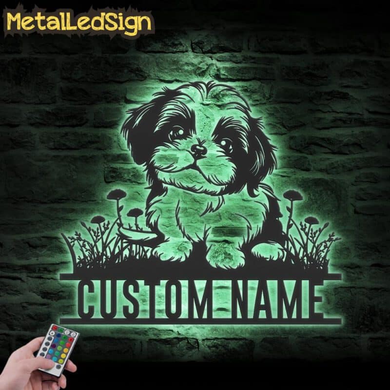 Custom-Baby-Shih-Tzu-Metal-Wall-Art-LED-Light-7.jpg