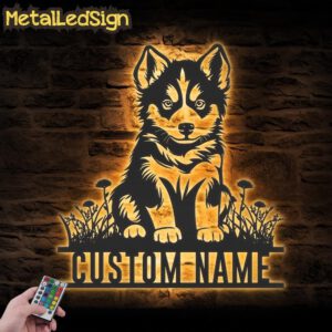 Custom-Baby-Siberian-Husky-Metal-Wall-Art-LED-Light-Images.jpg