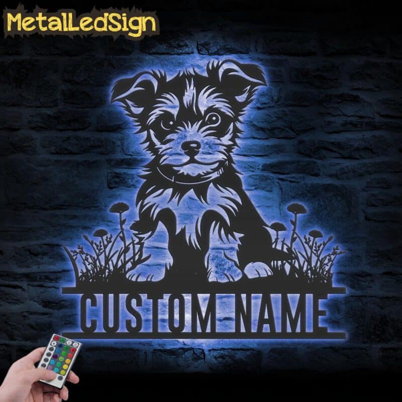 Custom-Baby-Yorkshire-Terrier-Metal-Wall-Art-LED-Light-3.jpg