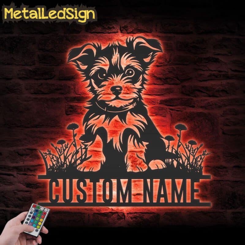 Custom-Baby-Yorkshire-Terrier-Metal-Wall-Art-LED-Light-5.jpg