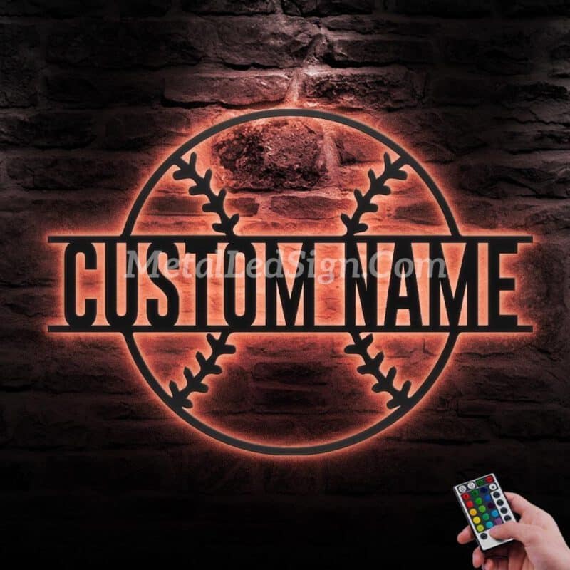 Custom-Ball-Baseball-Metal-Wall-Art-Led-Light-5-1