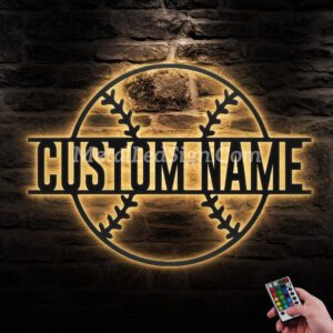 Custom-Ball-Baseball-Metal-Wall-Art-Led-Light-Images-1