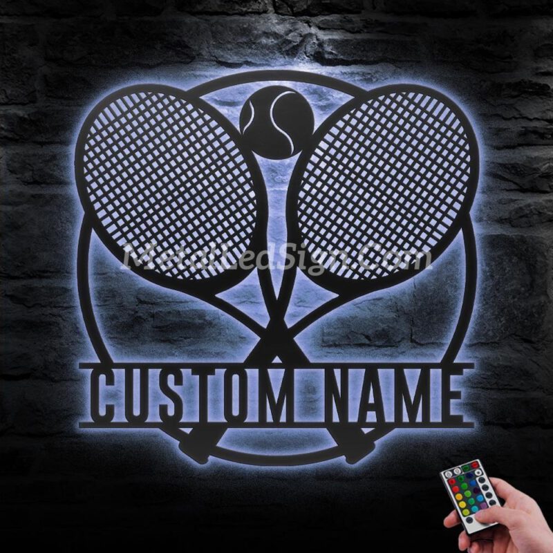 Custom-Ball-Racket-Tennis-Metal-Wall-Art-Led-Light-3-2