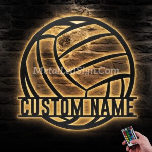 Custom-Ball-Volleyball-Metal-Wall-Art-Led-Light-Images-1