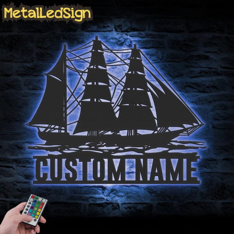 Custom-Barque-Sailing-Metal-Wall-Art-LED-Light-3.jpg