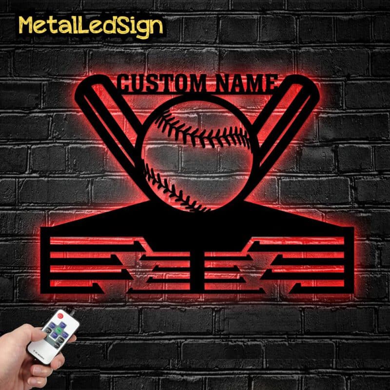 Custom-Baseball-Metal-Wall-Hanging-With-Led-Light-2-1