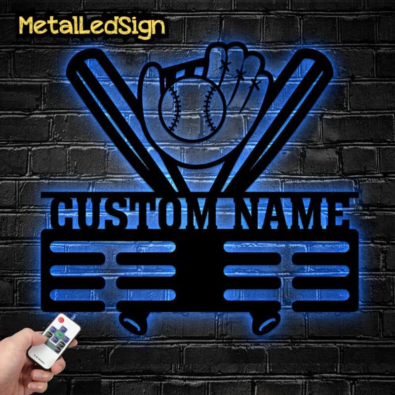 Custom-Baseball-Metal-Wall-Hanging-With-Led-Light-6