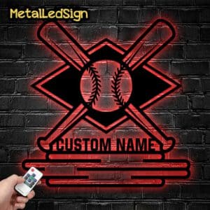 Custom-Baseball-Wall-Hanging-With-Led-Light-2