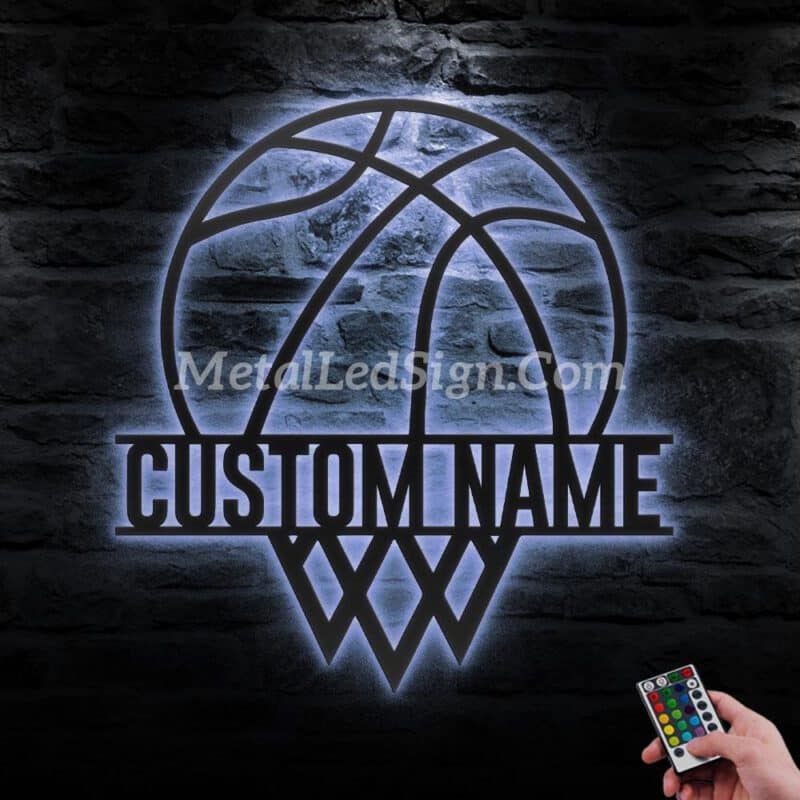 Custom-Basketball-Metal-Wall-Art-Led-Light-3-6