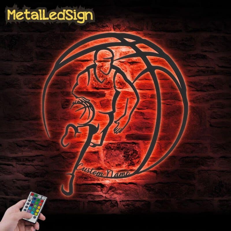 Custom-Basketball-Metal-Wall-Art-Led-Light-5-4