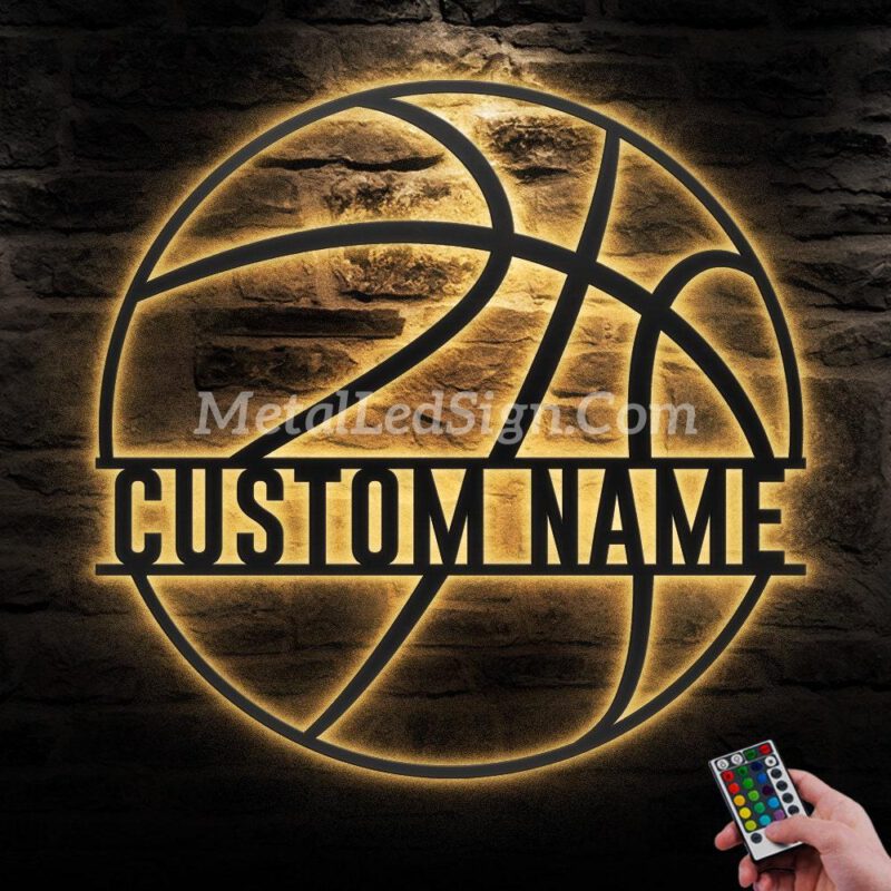 Custom-Basketball-Metal-Wall-Art-Led-Light-Images-6