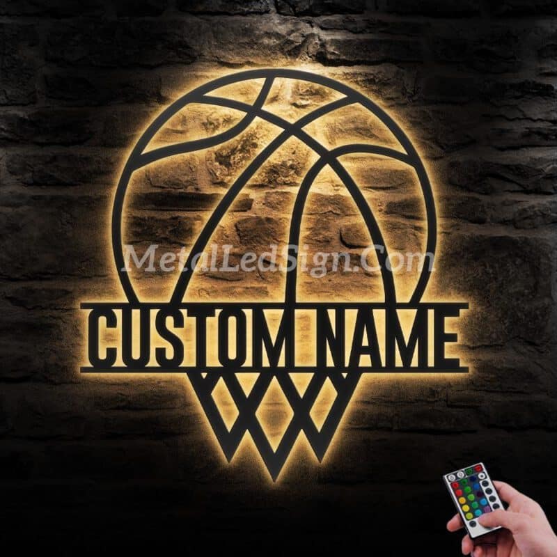 Custom-Basketball-Metal-Wall-Art-Led-Light-Images-7