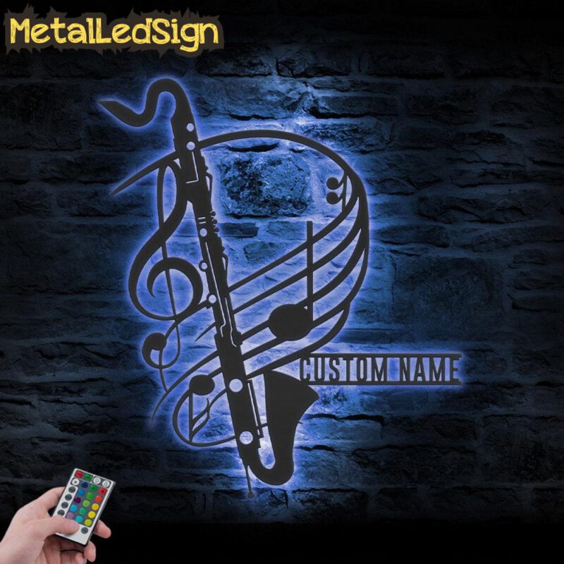 Custom-Bass-Clarinet-Musical-Instrument-Metal-Wall-Art-LED-Light-3.jpg