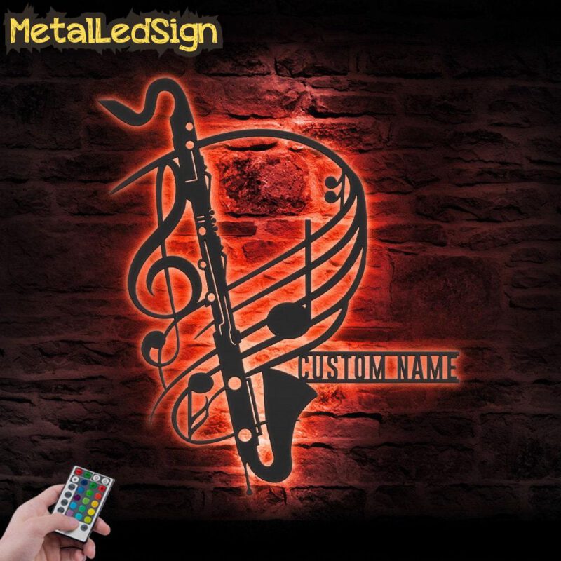 Custom-Bass-Clarinet-Musical-Instrument-Metal-Wall-Art-LED-Light-5.jpg