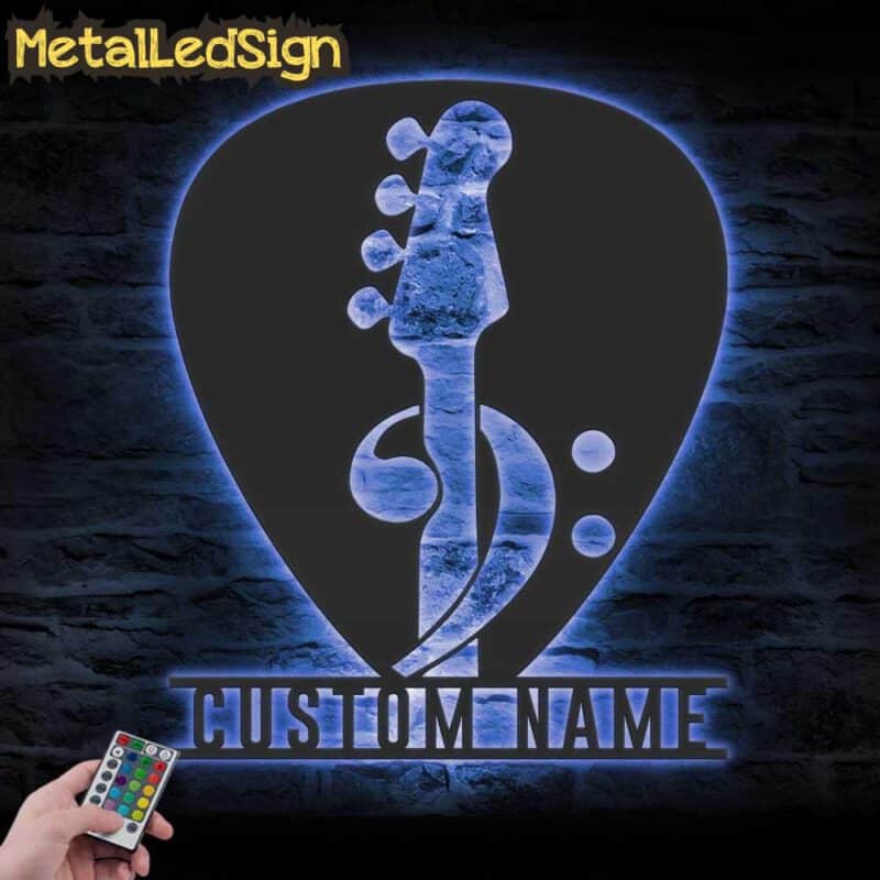 Custom-Bass-Guitar-Pick-Metal-Wall-Art-LED-Light-3.jpg