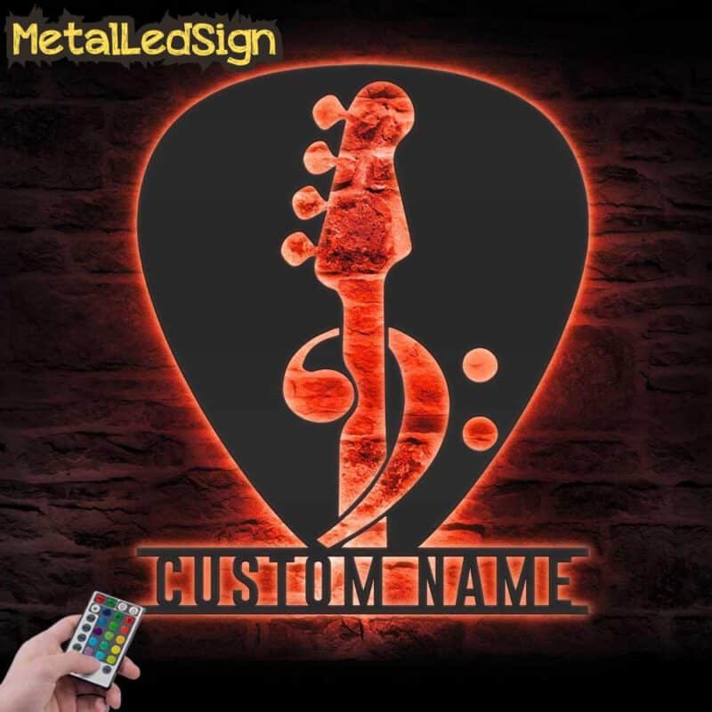 Custom-Bass-Guitar-Pick-Metal-Wall-Art-LED-Light-5.jpg