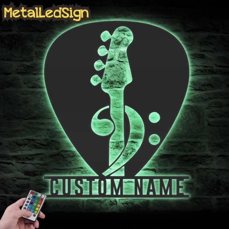 Custom-Bass-Guitar-Pick-Metal-Wall-Art-LED-Light-7.jpg