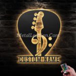 Custom-Bass-Guitar-Pick-Metal-Wall-Art-Led-Light-Images-1